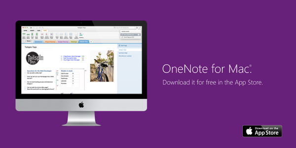 download microsoft onenote for mac free